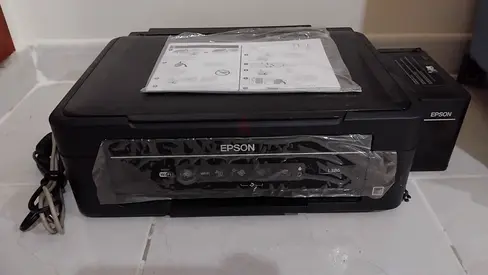 Last price SALE move-out printer 3 in 1 Epson L386 AED 210 bonus table