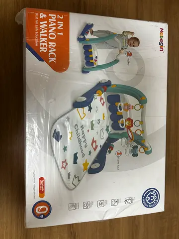 2-in-1 Baby Musical Play Gym & Walker