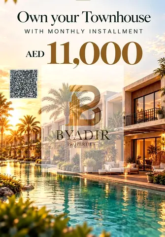 امتلك تاون هاوس بالاقساط في منطقه الطي بالشارقه