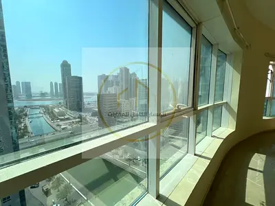 2 Bedroom Apartment for Rent in Al Qasba with Panoramic Sea Views | Central AC, Free Parking & Spacious Layout