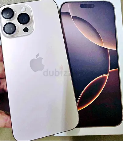 iPhone 16 Pro Max 256GB — Desert Titanium, Middle East version ,90% Battery No scratch Same like new