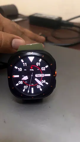Samsung Galaxy Watch ultra 47 LTE - Good Working Condition, exta Olive Strap and Black with 3 case