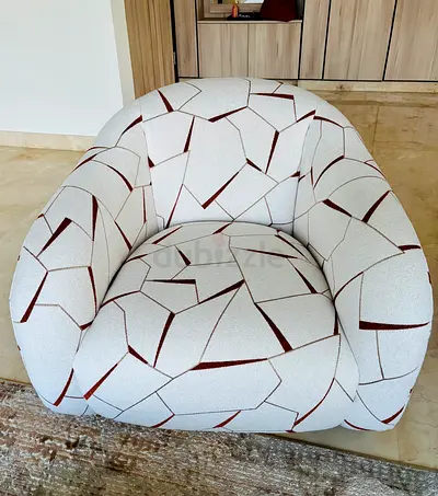Riven Swivel Armchair – Brand New