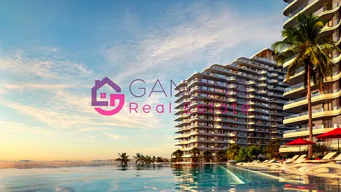 Beautiful 2 bedroom, high floor, beachfront living at Rosso Bay Residences on Al Marjan Island