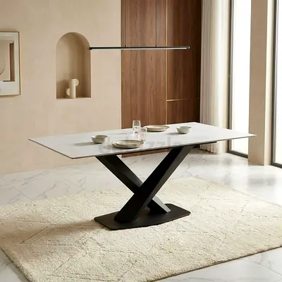 New Baron 6-Seater Sintered Stone Dining Table