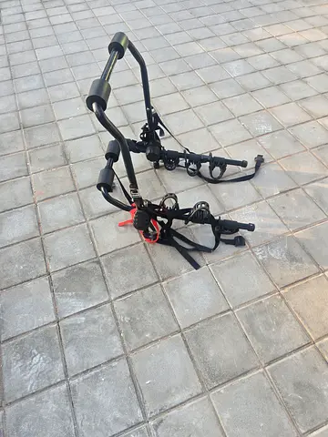 Rear Trunk Mounted 3-Bike Rack for Cars - Foldable Strap Mount