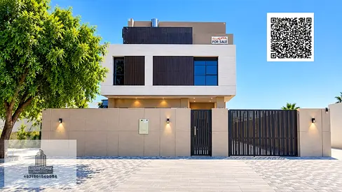 فيلا للبيع في عجمان منطقه الزاهية سكني تجاري شامل كهرباء والمياة والمكيفات 5 غرف ماستر ومجلس وصاله وغرفه خادمه و وروف مع امكانيه التمويل البنكي