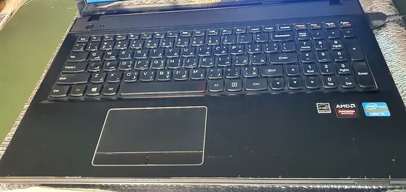Lenovo laptop — used, AMD A6, 15.6-inch, good for basic use