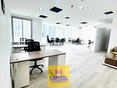 No Commission - Office with Balcony | Prism Tower, Business Bay
