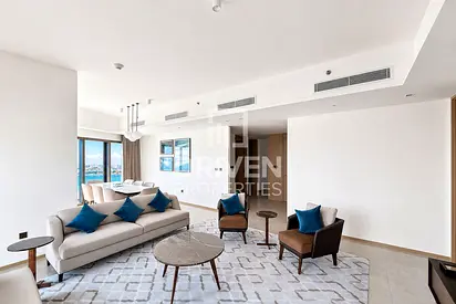 Burj and Sea View | Luxury Living | Maid's Room