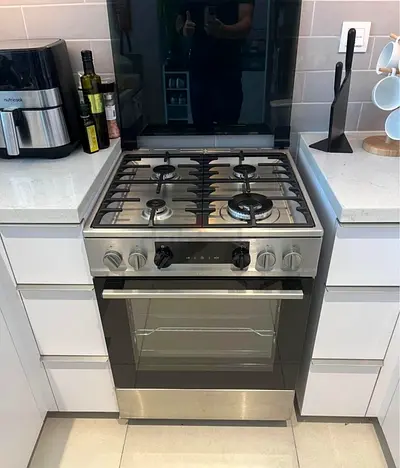 .Gorenje Top 4 Burner Gas Down Oven Electric Cooker Range Size 60×60cm