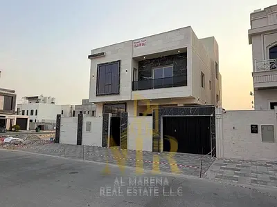 Luxury Villa for Sale in Al Yasmeen – Ajman | 5 Master Bedrooms | Majlis and Living Area | High-End, Distinctive Finishes