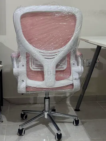 Pink & White Office Chair