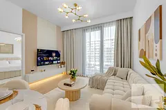 Contemporary 1 Bedroom Apartment with Powder Room