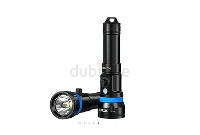 XTAR DL2 1600 Rechargeable Tactical Flashlight - Dual Beam, Laser