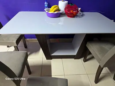 6 SEATER DINING TABLE WITH CHAIRS