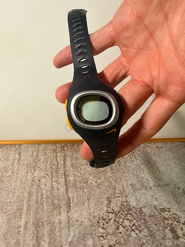 Nike Triax C3 Digital Watch, Black/Orange, Working