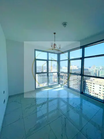 Spacious 2-Bedroom Apartment + Maid’s Room for Annual Rent in Al Majaz 1, Master Bedroom, 2 Balconies, Built-in Wardrobes, Free Gym, Parking & Mainten