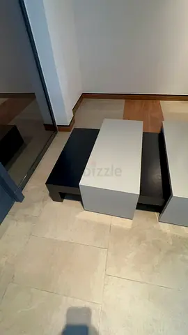 Modern low TV stand/center table — good condition