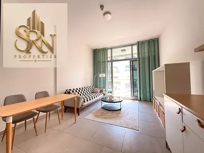Furnished Studio | Shamal Waves | Balcony & Street View