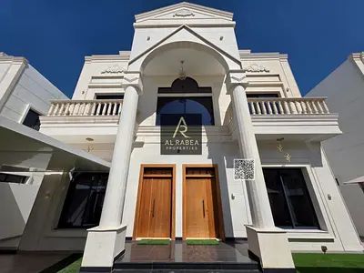 SPACIOUS 5-MASTER-BEDROOM VILLA FOR RENT IN AL AMERAH, AJMAN 2 Living Halls | Separate Majlis | Maid's Room | Central AC