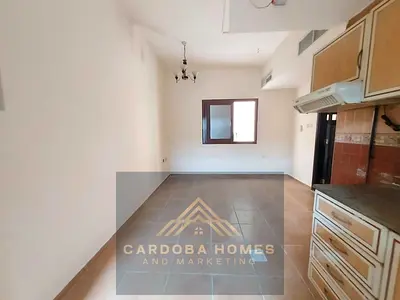 Spacious studio apartment available in the prime location al mujhra central ac central gas family building open kitchen with landfree parking only 15,999
