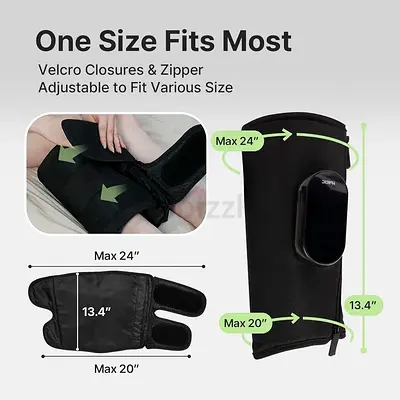 Portable calf massager
