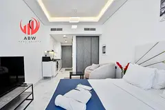 Furnished Studio | Samana Golf Avenue | Pool View