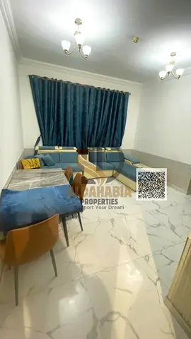 🛋️ Luxurious Fully Furnished 1-Bedroom Apartment for Monthly Rent in Oasis Towers, Al Rashidiya 1