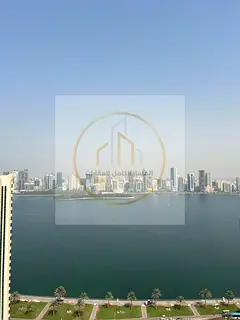 2BR in Al Majaz 3 | Sea View Balcony | 3 Bathrooms | Family Tower with CCTV | Second Row from Khalid