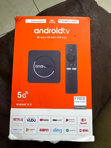 Android TV 8K UHD Set-Top Box (sealed box, unused)