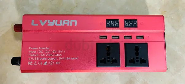 Powerful Power Inverter 2000W for car or camping