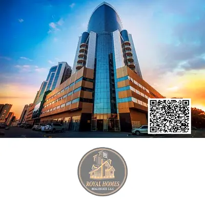 Ajman Orient Towers, furnished one-bedroom apartment including bills, internet, free gym and swimming pool