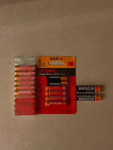 Kodak & Duracell Batteries Bundle – 16 pcs (AA & AAA)