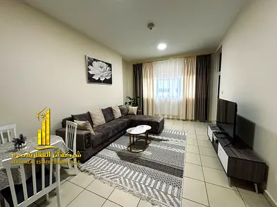 شقه فاخره ثاني ساكن. غرفه وصاله مع اطلاله مفتوحه.عجمان ون تاور. مفروش بالكامل للإيجار الشهري✨الإيجار يشمل الفواتير والإنترنت وموقف