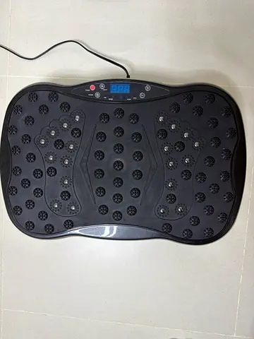 Compact Vibration Plate Exercise Machine with Remote and Display