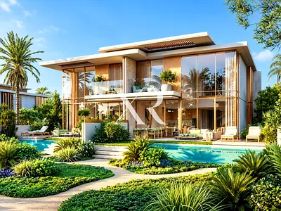 Spacious 4BR Villa +Maid | Beach Club Living | Private Garden