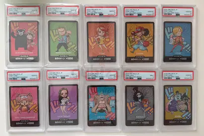 ONE PIECE Kumamoto Special Flagship 2026 Complete Sequential Card Set JP PSA Sequential Serial Numbe