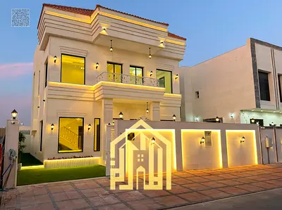 For sale: A luxurious villa in the Al Zahia area of ​​Ajman, featuring 4 bedrooms and a private int