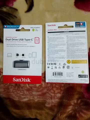 SANDISK ULTRA USB DUAL DRIVE USB TYPE C CABLE 32 GB
