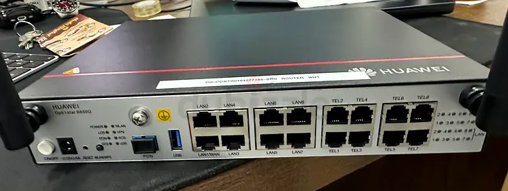 Huawei OptiXstar B650G-8E8P3W Business GPON ONT Router, Wi-Fi 6, 8x Gigabit LAN, 8x Telephone Ports