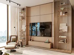 Elegant 1BR | Pool View | Prime Waterfront Living