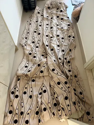 Golden brown curtains