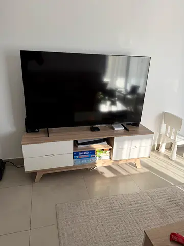 Home Centre TV stand - Brown Wood Finish - Like New