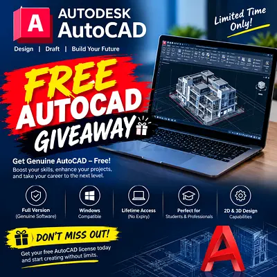 AutoCAD Free Giveaway