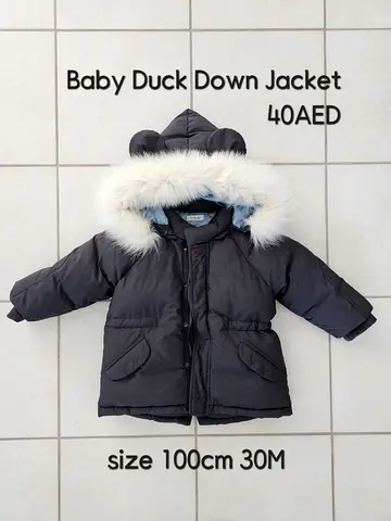 Baby duck down jacket