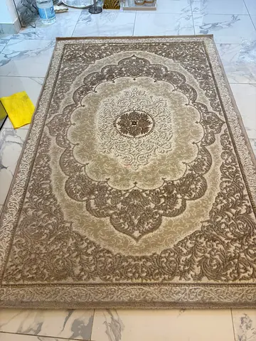 Beige Traditional Area Rug - Good Condition