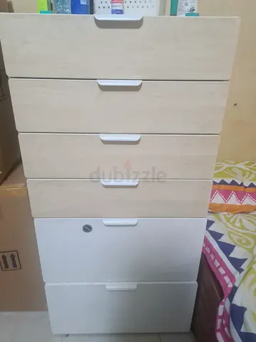 IKEA 6-Drawer Chest / Tallboy - Light Wood Finish