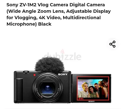 The Sony ZV-1 II (ZV1M2) is a compact 20.1MP vlogging camera featuring a 1-inch Exmor RS CMOS sensor
