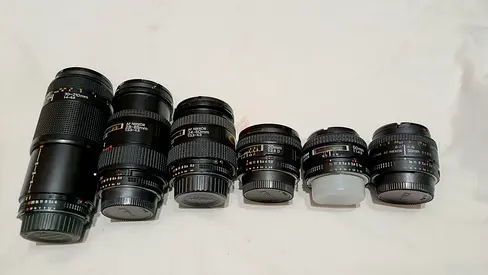 Nikon D series FX Lenses in one lot